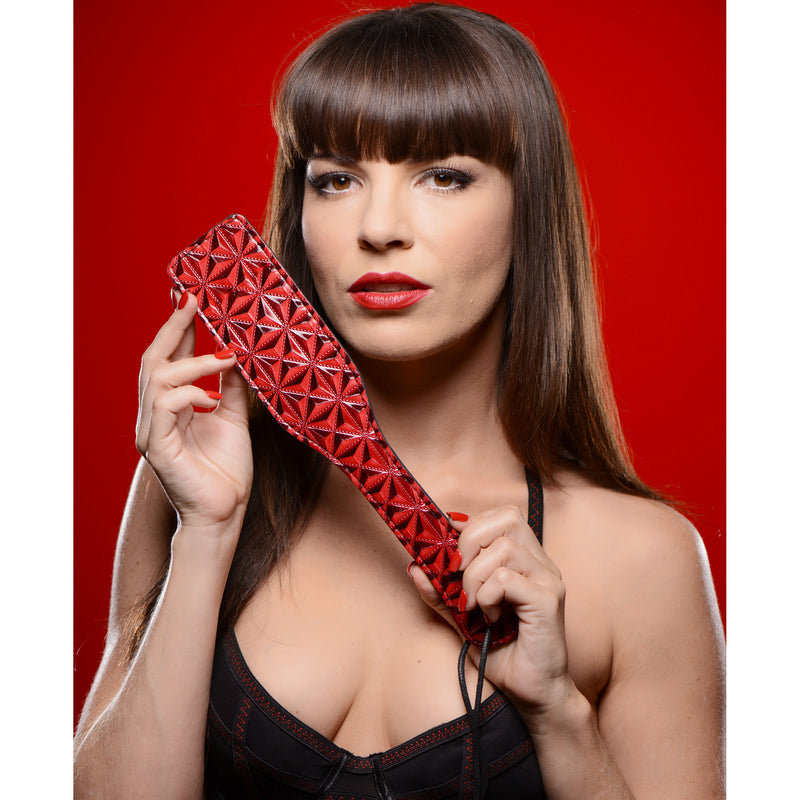 Crimson Tied Steel Enforced Spanking Paddle paddles from Master Series
