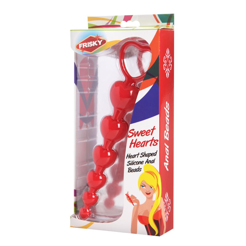 Sweet Heart Silicone Anal Beads anal-beads from Frisky