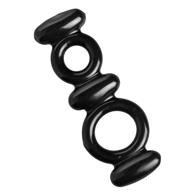 Dual Stretch To Fit Cock and Ball Ring multiple-rings from Trinity Vibes