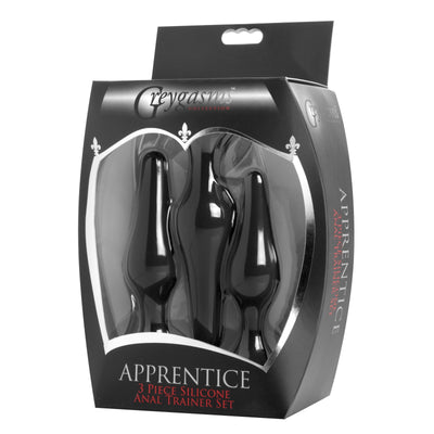 Apprentice 3 Piece Silicone Anal Trainer Set Butt from GreyGasms