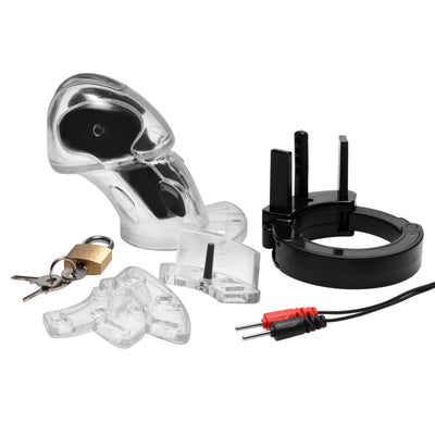 Electro Lockdown Estim Male Chastity Cage male-chastity from Zeus Electrosex