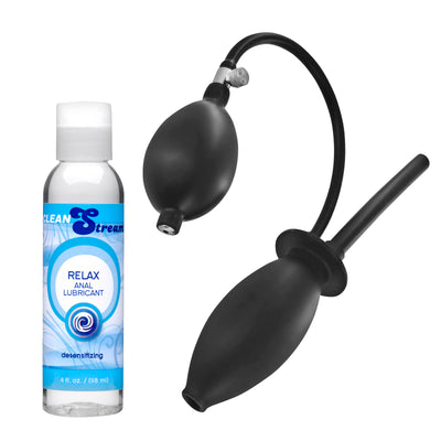 Enema Anal Stretching Kit with Plug and Desensitizing Lube enema-anal from CleanStream