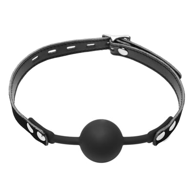 Premium Hush Locking Silicone Comfort Ball Gag GAGS from Master Series