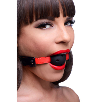 Subdue Me Breathable Ball Gag GAGS from Frisky