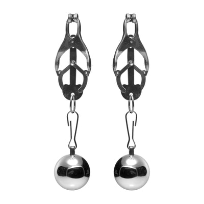 Deviant Monarch Weighted Nipple Clamps nipple-clamps from Master Series