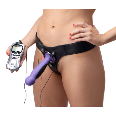 Deluxe Estim Strap On Harness Kit with Powerbox electrosex-insertables from Zeus Electrosex