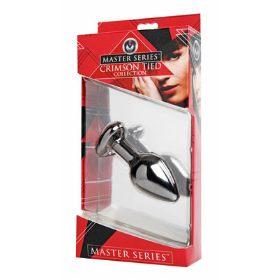 Crimson Tied Scarlet Heart Jewel Anal Plug Butt from Master Series