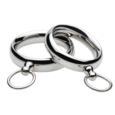 Lead Me Stainless Steel Cock Ring- 1.95 Inch steel-cockrings from Master Series