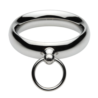 Lead Me Stainless Steel Cock Ring- 1.95 Inch steel-cockrings from Master Series