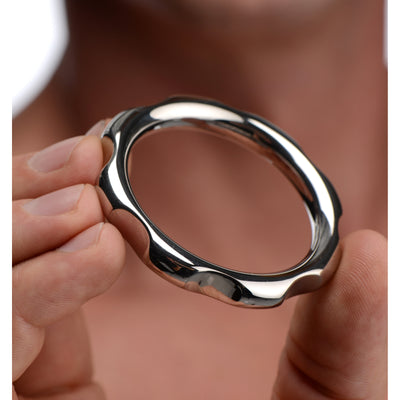 Gear Head Metal Cock Ring- 1.75 inch steel-cockrings from Master Series