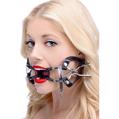 Ratchet Style Jennings Mouth Gag with Strap speculums-and-spreaders from Master Series