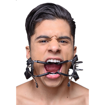 Ratchet Style Jennings Mouth Gag with Strap speculums-and-spreaders from Master Series