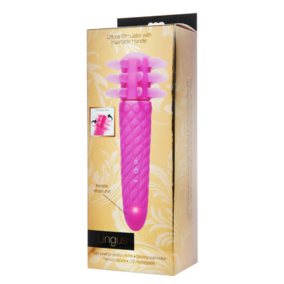 Lingus Clitoral Stimulator with Insertable Vibe Handle vibesextoys from Inmi