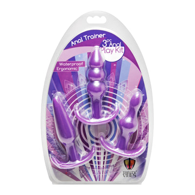 3 Piece Anal Play Kit butt-plugs from Trinity Vibes