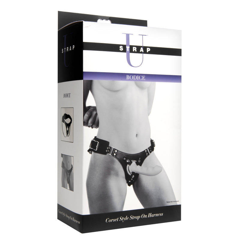Bodice Corset Style Strap On Harness DildoHarness from Strap U
