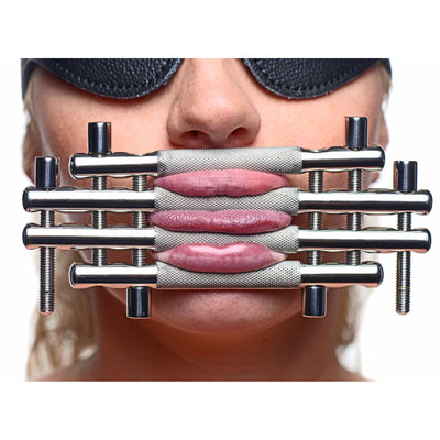 Stainless Steel Lips and Tongue Press LeatherR from Master Series