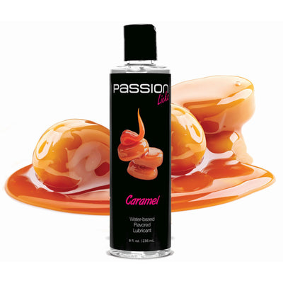 Passion Licks Caramel Water Based Flavored Lubricant - 8 oz flavored-lube from Passion Lubricants