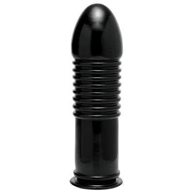 The Enormass - Ribbed Plug With Suction Base Dildos from Master Series