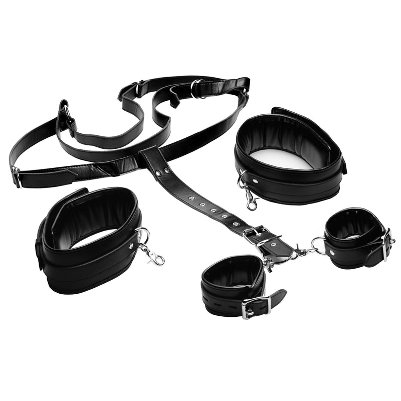 Deluxe Thigh Sling With Wrist Cuffs strict-bondage from STRICT
