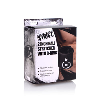 2 Inch Ball Stretcher with D-Ring strict-bondage from STRICT