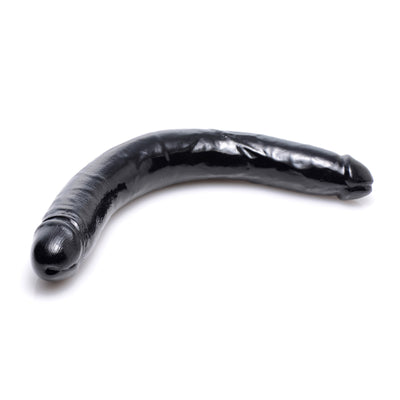 Realistic 17.5 Inch Double Dong - Black Dildos from SexFlesh