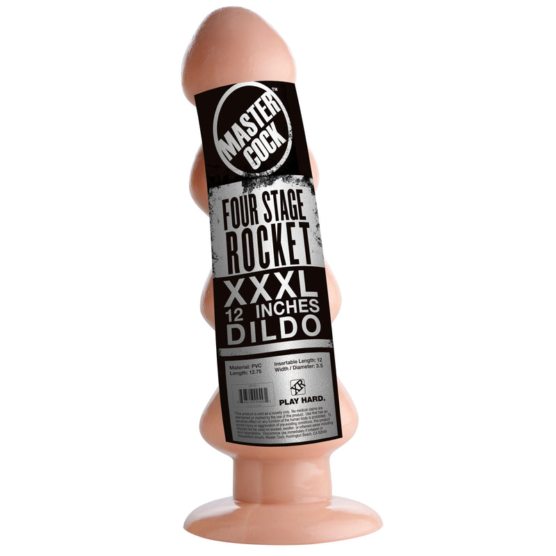 Four Stage Rocket Dildo Flesh huge-dildos from Master Cock