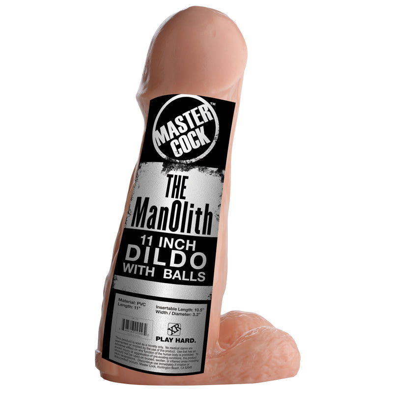 The ManOlith Flesh Huge Realistic Dildo huge-dildos from Master Cock