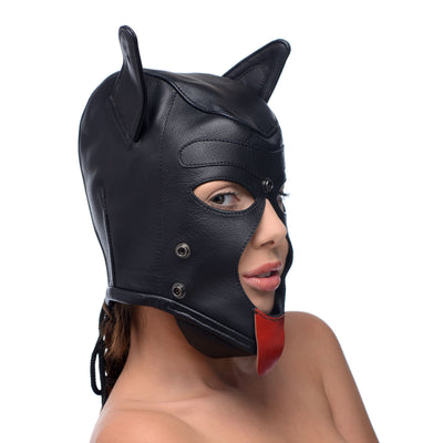 Strict Leather Puppy Hood with Bendable Ears bondage_leather from Strict Leather