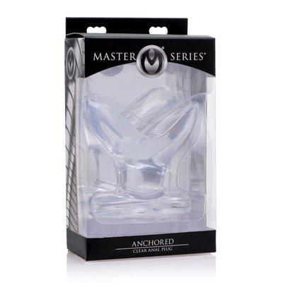 Anchored Clear Anal Plug MasterSeries from Master Series