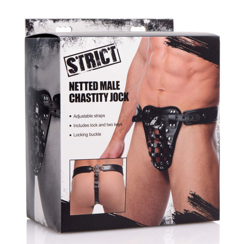 Netted Male Chastity Jock male-chastity from STRICT
