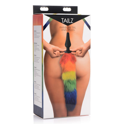 Rainbow Tail Anal Plug butt-plugs from Tailz