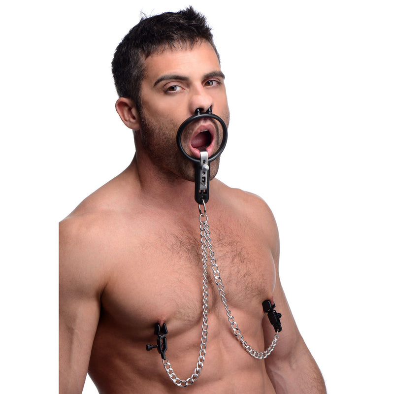 Degraded Mouth Spreader with Nipple Clamps MasterSeries from Master Series