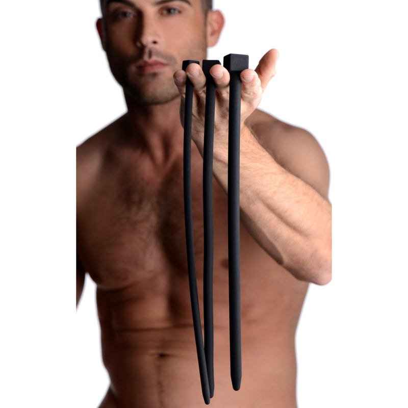 Bolted Deluxe Silicone Urethral Sounds urethral-sounds from Master Series