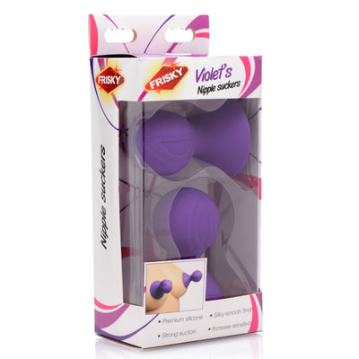Violets Silicone Nipple Suckers frisky from Frisky