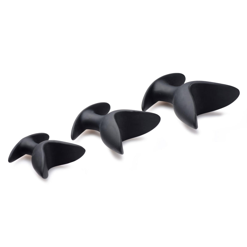 Ass Anchors 3 Piece Silicone Anal Anchor Set MasterSeries from Master Series