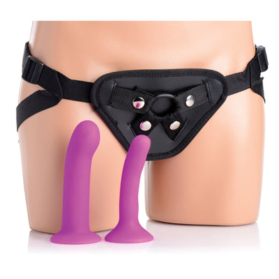 Double G Deluxe Vibrating Strap On Kit DildoHarness from Strap U
