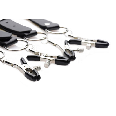 Spread Labia Spreader Straps with Clamps speculums-and-spreaders from Master Series