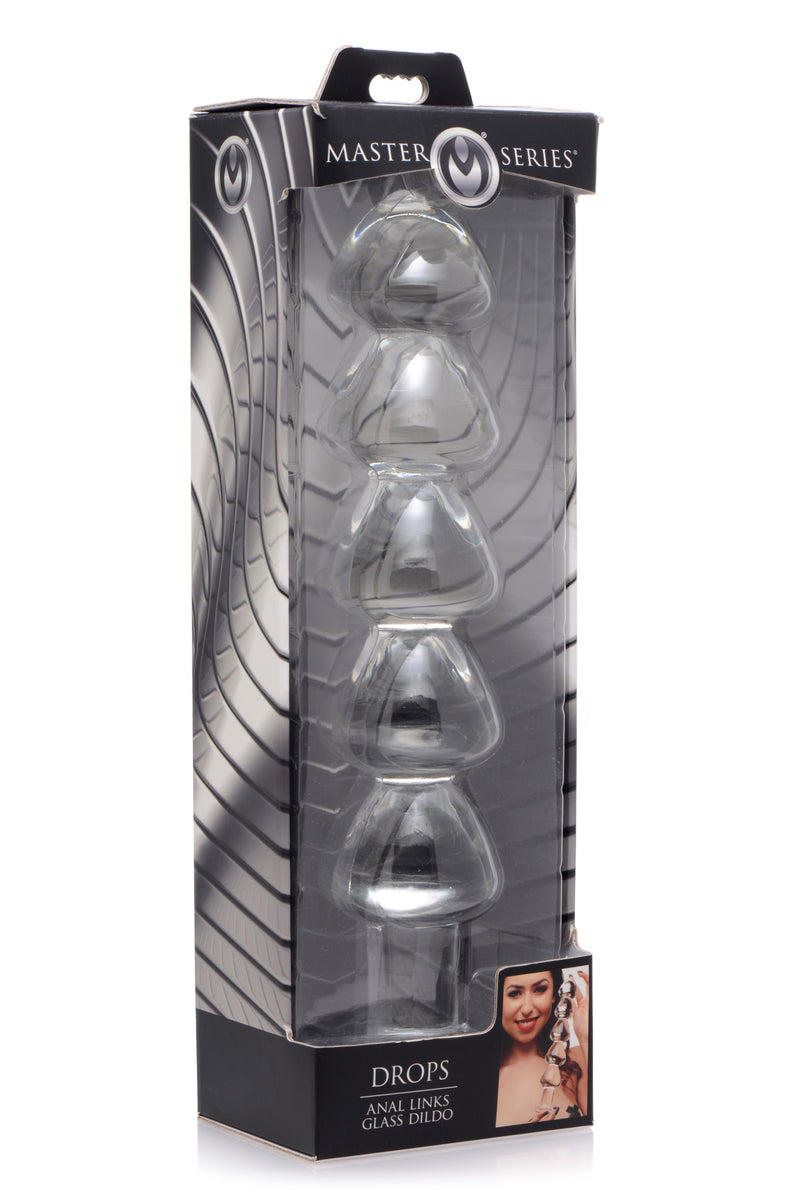 Drops Anal Link Glass Dildo glass-anal from Master Series