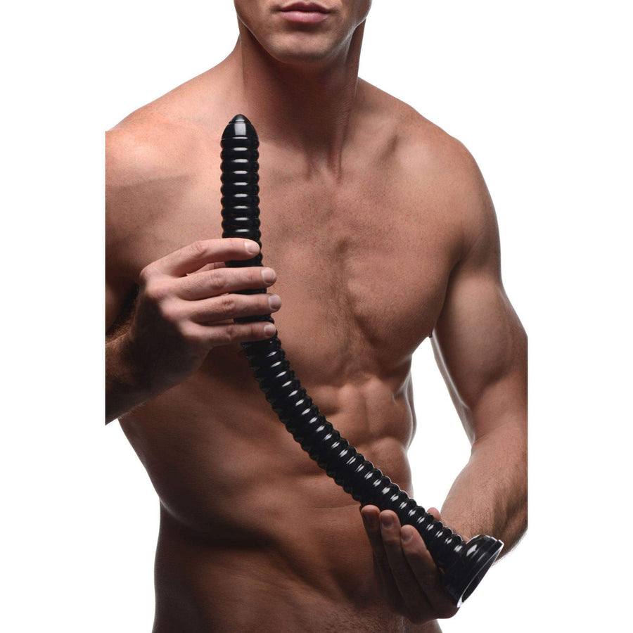 20 Inch Ribbed Hose | Long Anal Toys - Long Tentacle Dildo - Extreme Dildo - The Dildo Hub