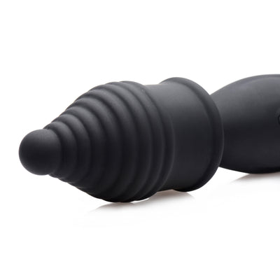 Dual Diva 2 in 1 Silicone Massager- Black wand-massagers from Wand Essentials