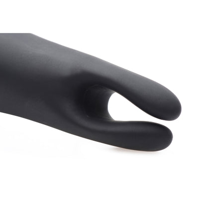 Dual Diva 2 in 1 Silicone Massager- Black wand-massagers from Wand Essentials