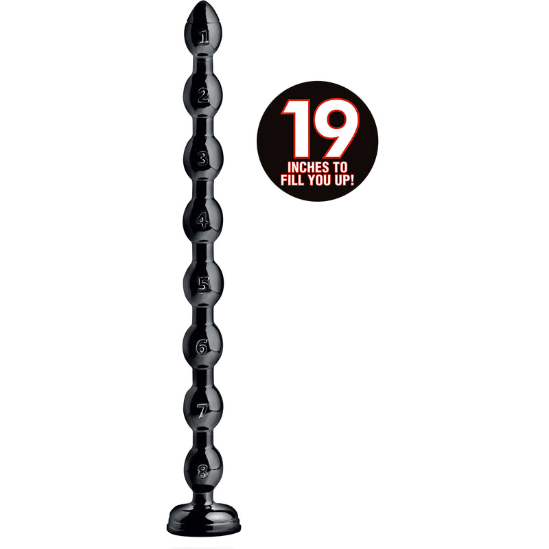 Hosed Beaded Tentacle Dildo Anal Snake - 19 Inches Butt from Hosed