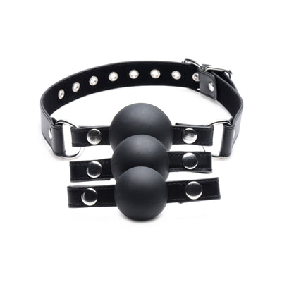 Interchangeable Silicone Ball Gag Set GAGS from STRICT