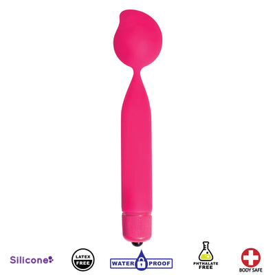 Single Vibrating Silicone Kegel Weight - Magenta silicone-toys from Gossip