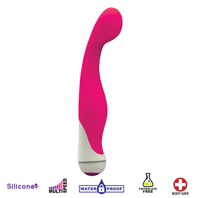 Blair 7 Speed Silicone G-Spot Vibrator- Pink vibesextoys from Gossip