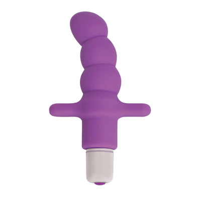 Desire Silicone Vibrating Anal Probe- Purple anal-vibrators from Gossip