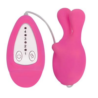 Bounce Silicone Bunny Bullet Vibe- Pink vibesextoys from Gossip