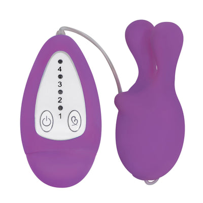 Bounce Silicone Bunny Bullet Vibe- Purple vibesextoys from Gossip