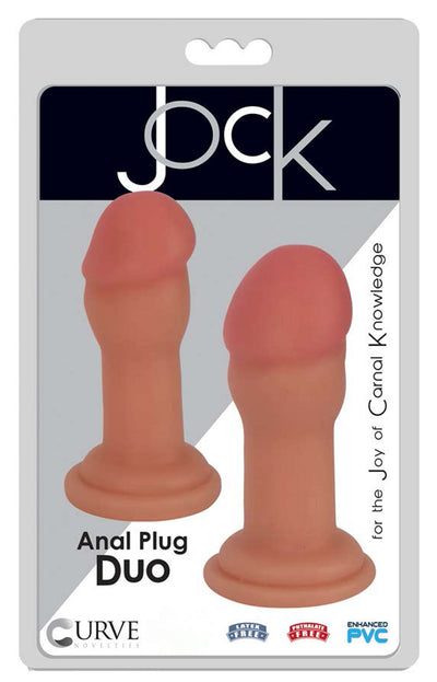 JOCK Anal Plug Duo Flesh Butt from Jock
