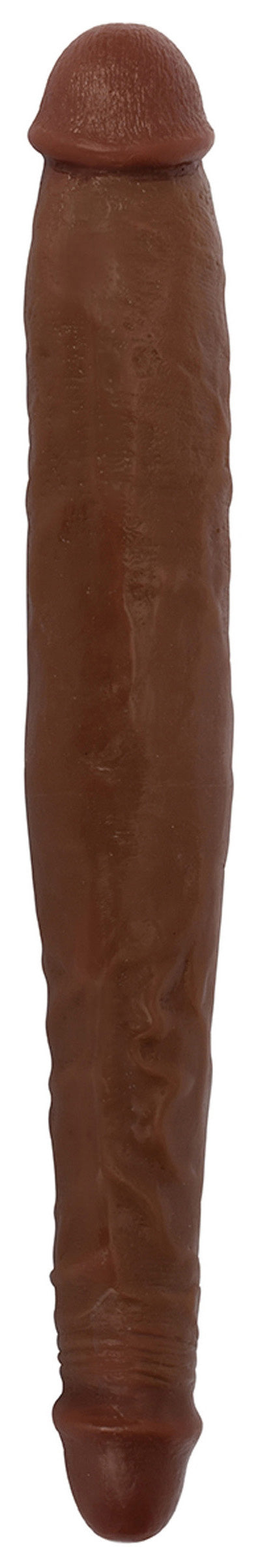 JOCK 13 Inch Tapered Double Dong Brown Dildos from Jock
